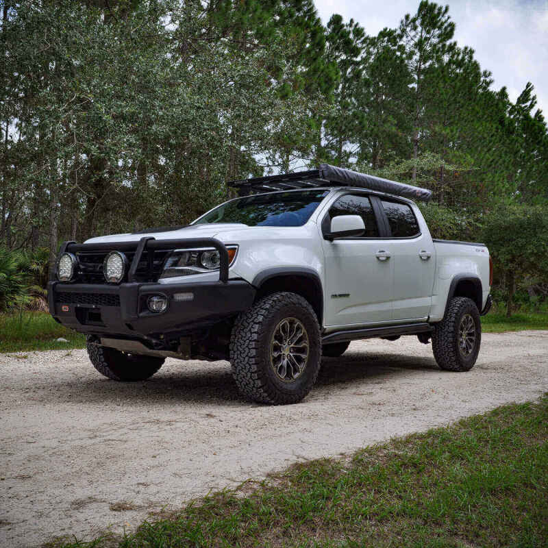 ARB Colorado ZR2 Summit winch bumper — winch cradle and mounting detail