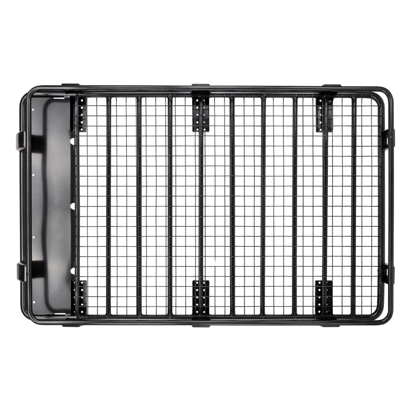 ARB 73x44 steel roof rack — welded steel mesh floor detail