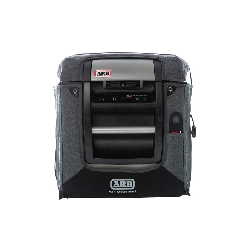 ARB 37Q fridge transit bag — lid access flap open