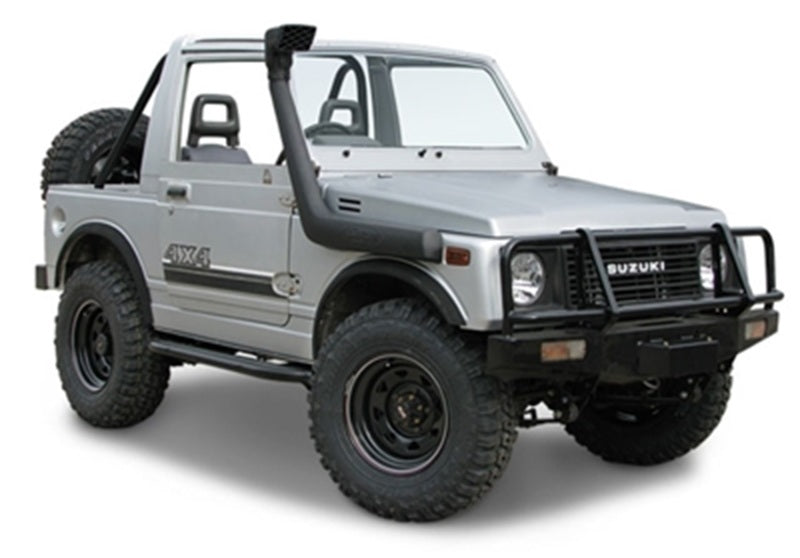 ARB Deluxe combination bull bar fitted to a Suzuki Samurai, front view