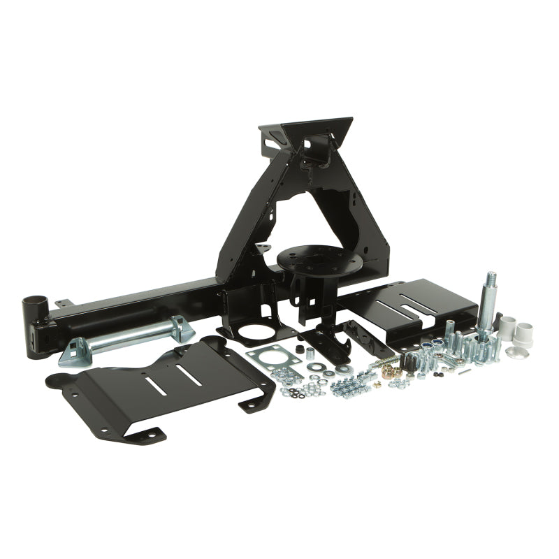 ARB TJ/YJ spare tire carrier pivot and step detail