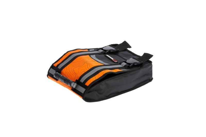 ARB Compact Recovery Bag in orange/black topographic 600gsm PVC — main view
