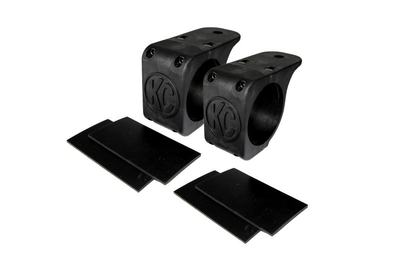 KC HiLiTES Universal Tube Clamp Light Mount Bracket Set 2.75in.-3in. Bar (Pair)