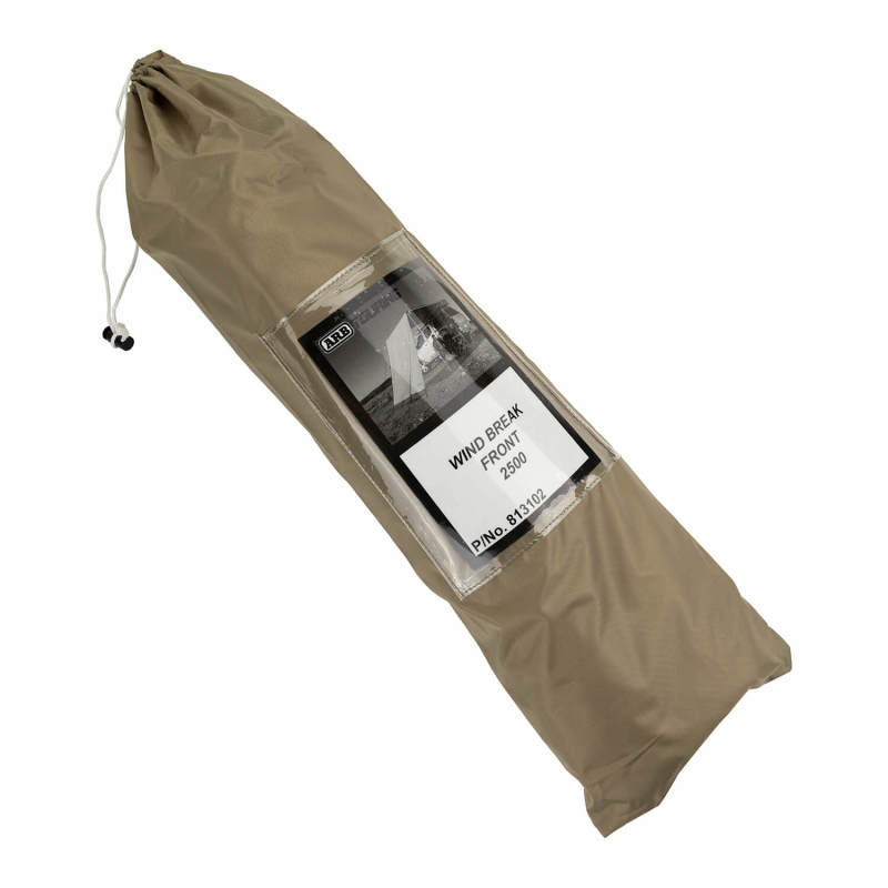 ARB front wind break window and fabric detail
