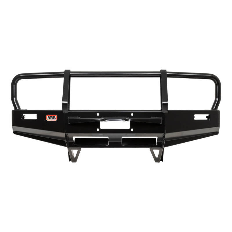 ARB Nissan Frontier winch bar front-on view showing winch aperture