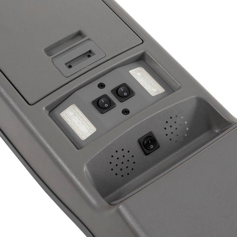 ARB roof console profile view showing roof-line fit