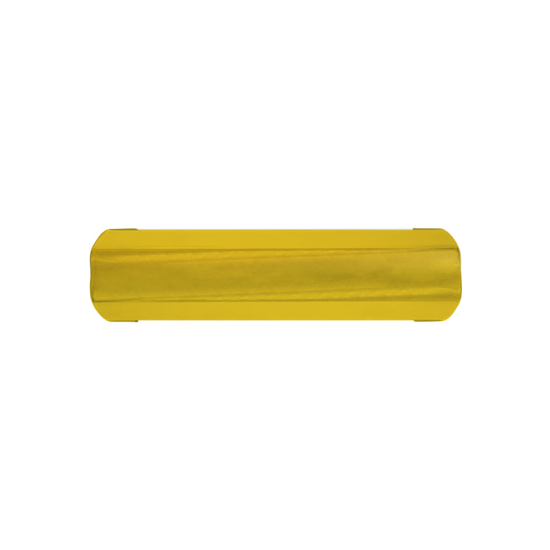 Rigid Revolve Series yellow light bar cover, front-facing product view