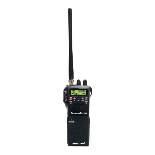 Midland 75-822 2-in-1 handheld and mobile CB radio, detail view
