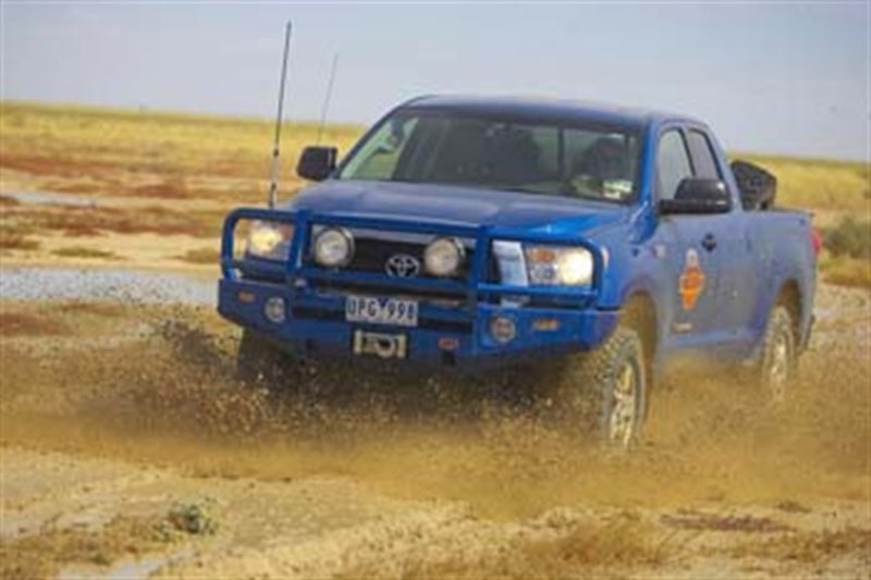 ARB Deluxe Winch Bumper — upswept tapered wing detail