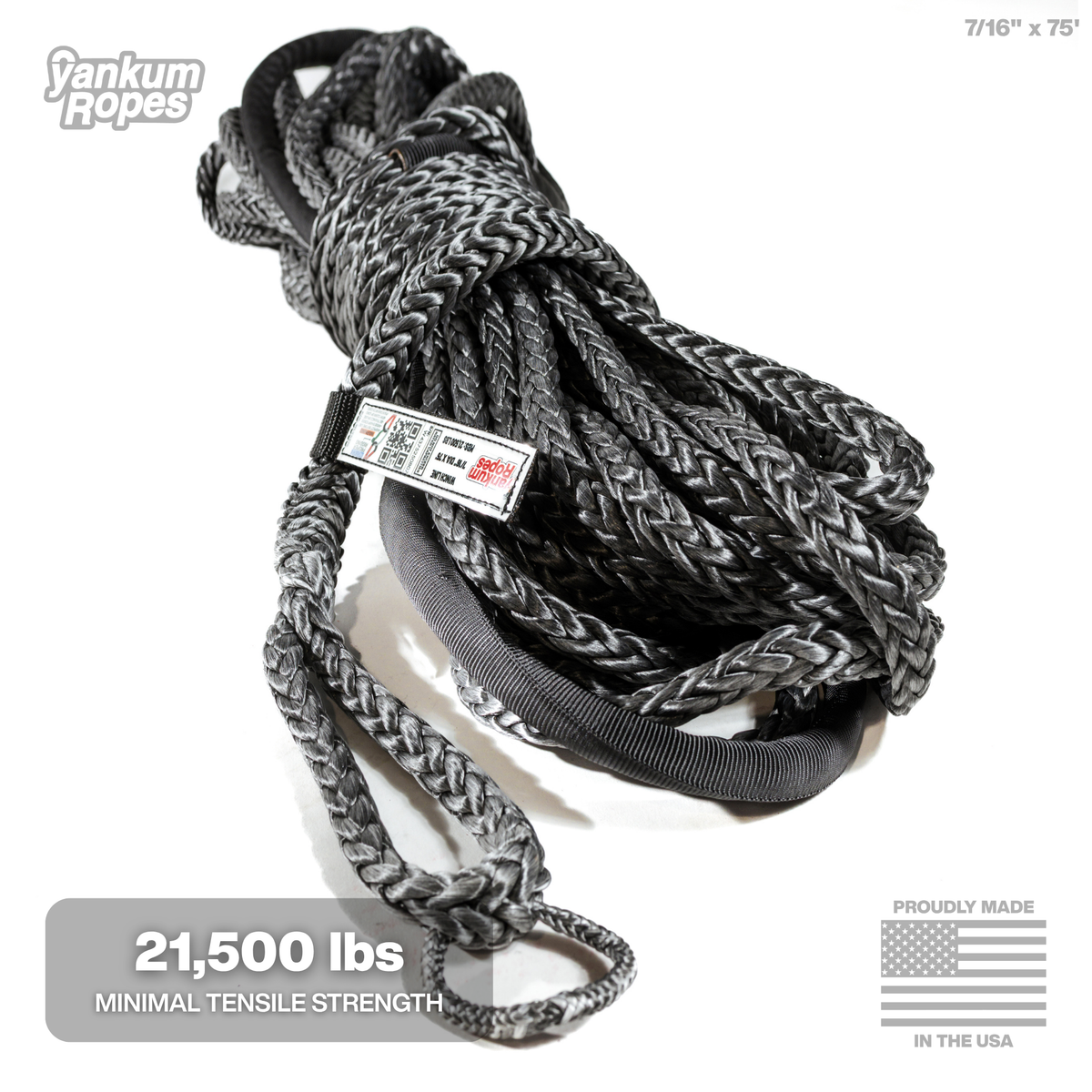 7/16" Synthetic Winch Line