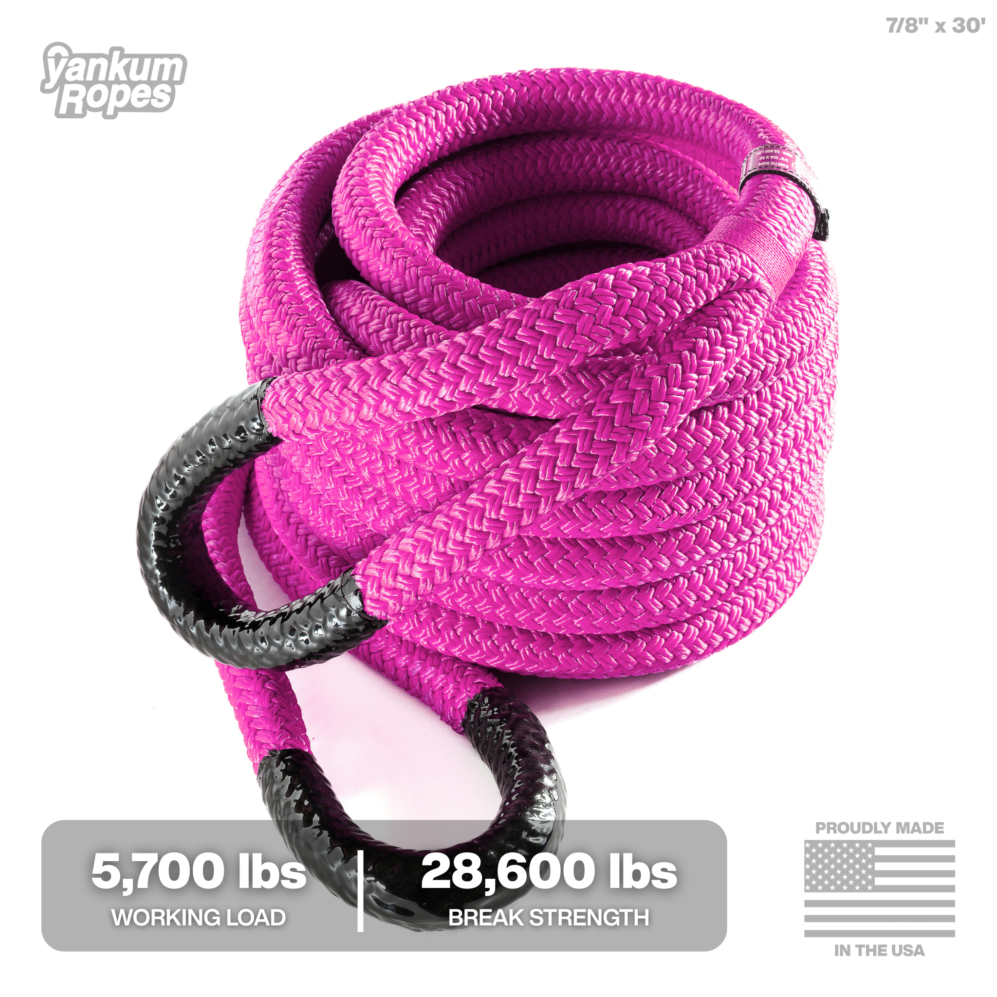 7/8" Kinetic Recovery Rope "Python"