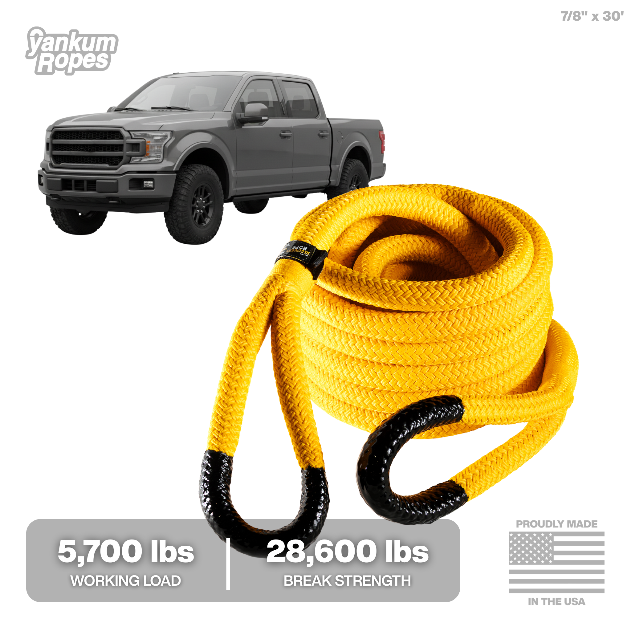 7/8" Kinetic Recovery Rope "Python"