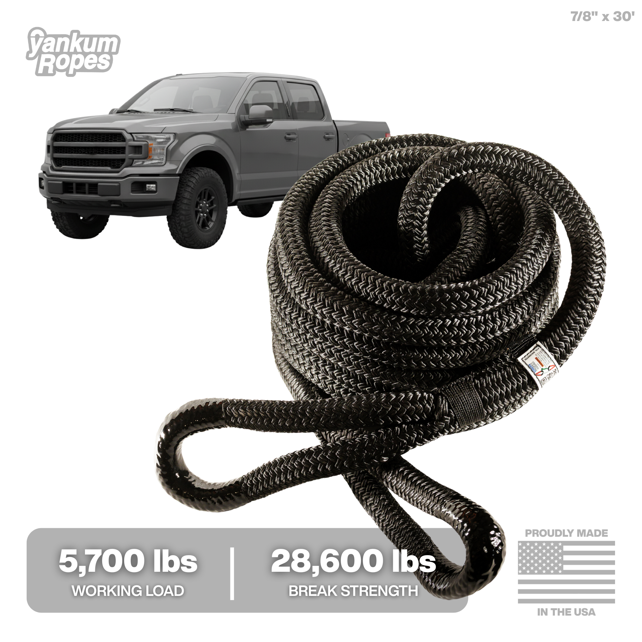 7/8" Kinetic Recovery Rope "Python"