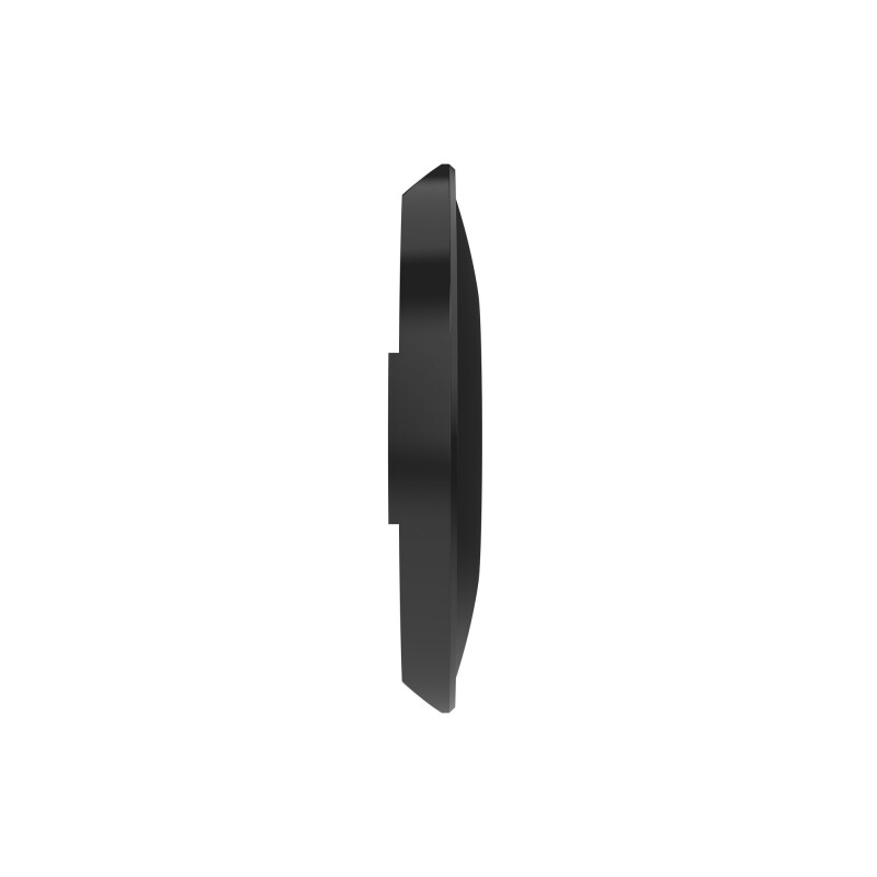 KC HiLiTES SlimLite 8in LED Light Cover - Black (Cover Only), shown with included parts