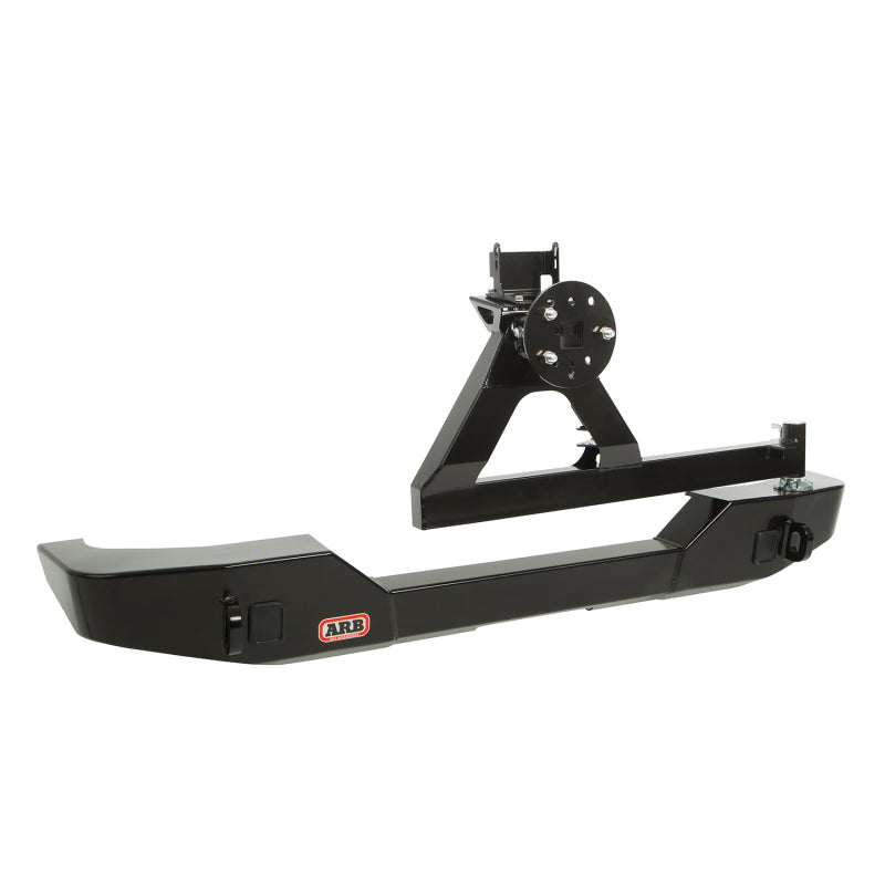 ARB TJ/YJ spare tire carrier swung open