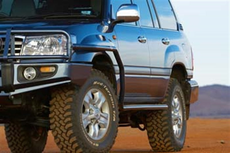 ARB Deluxe rear side rails for Land Cruiser 100 Series — profile view