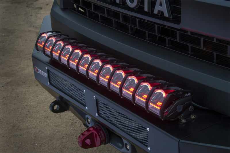 Rigid Industries 30in Adapt LED light bar with dash controller and RGB-W accent lighting