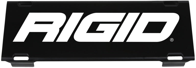 RIGID E-Series black LED light bar cover, 10in snap-on polycarbonate (view 1)
