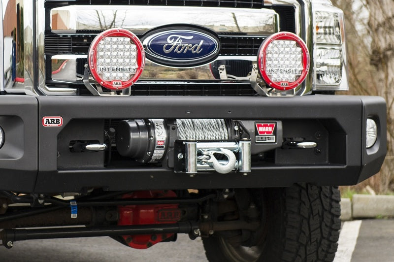 ARB Ford Super Duty modular bull bar Type C light mount detail