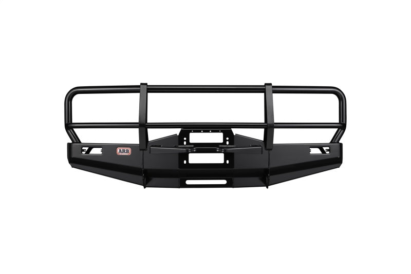 ARB Deluxe winch bumper for Land Cruiser 80 Series — straight-on front view