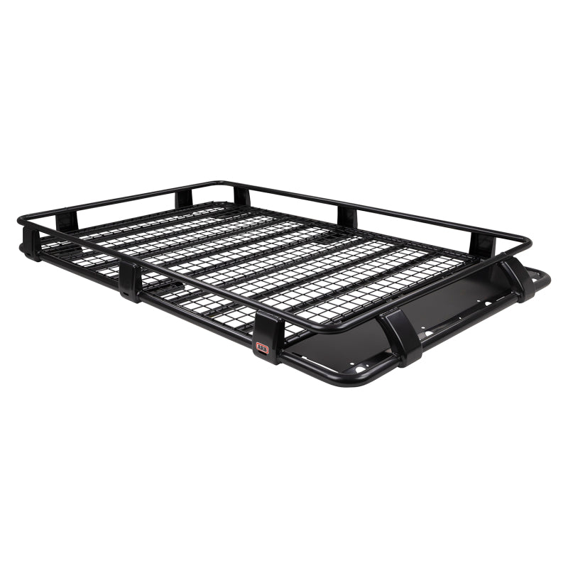 ARB 70x44 steel roof rack — welded steel mesh floor detail