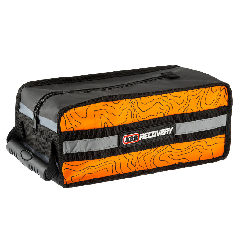 ARB Micro Recovery Bag open, holding shackles and drag chain