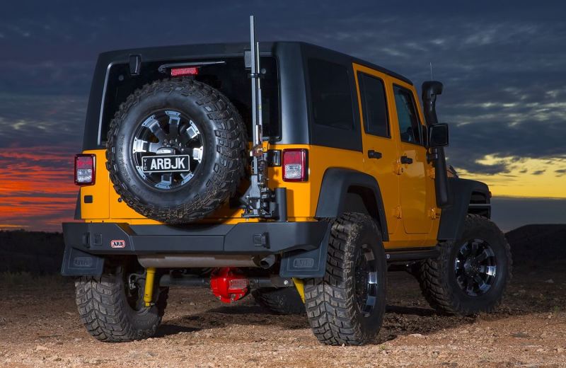 ARB JK spare tire carrier rear view
