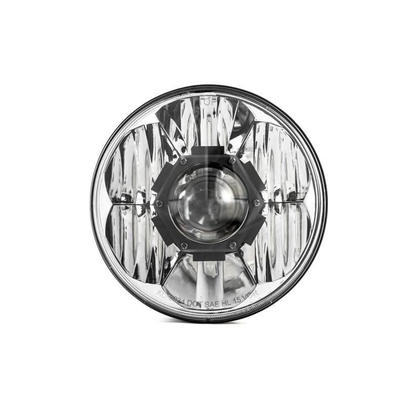 KC HiLiTES Gravity LED Pro 7in. DOT Headlight Pair - Jeep JL/JT 2018-2024, detail view