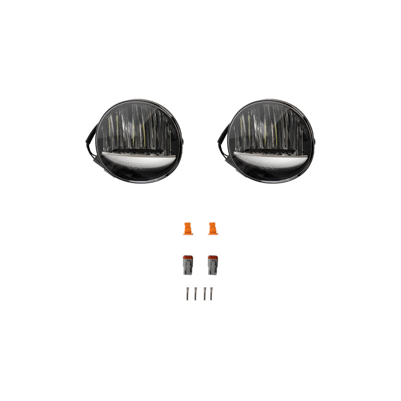 ARB LED Fog Light Kit (Large) — lamp lens and beam detail