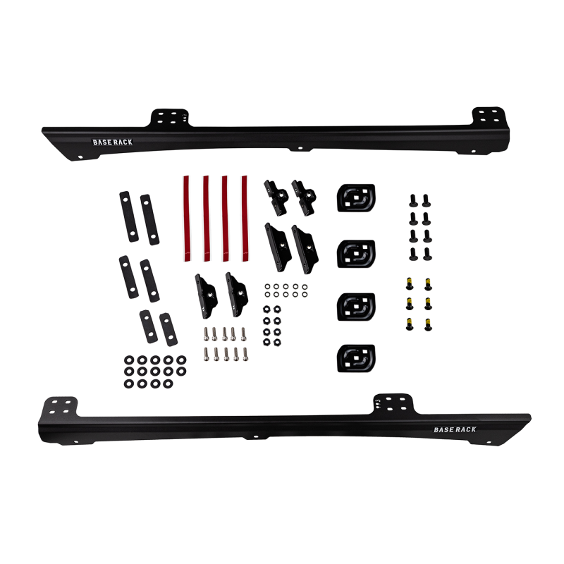 ARB BASE Rack wind deflector mounted under the platform