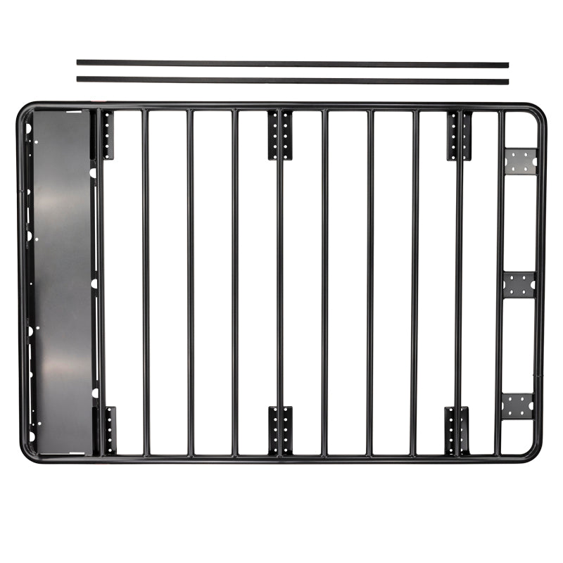 ARB 73x49 flat steel roof rack — tubular crossbar detail