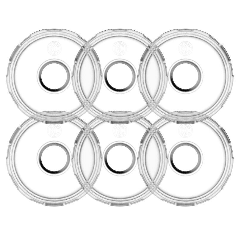 KC HiLiTES Cyclone V2 LED Replacement Lens - Diffused (6-Pack), connection detail