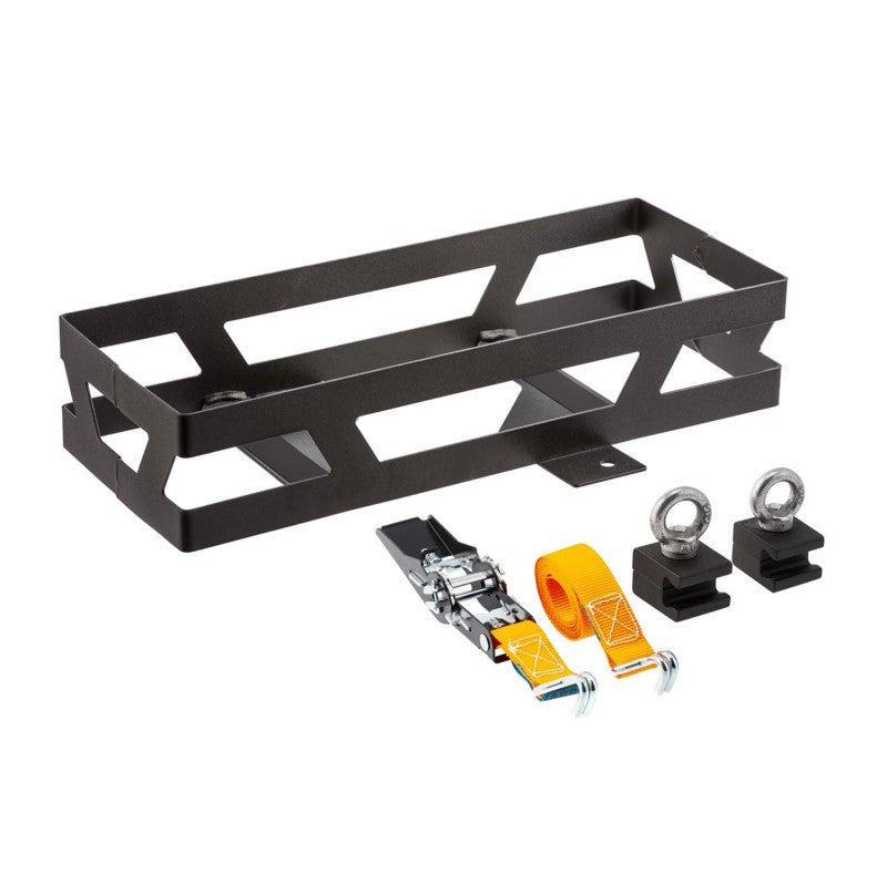 ARB single horizontal jerry can mount laying a jerry can flat across two beams