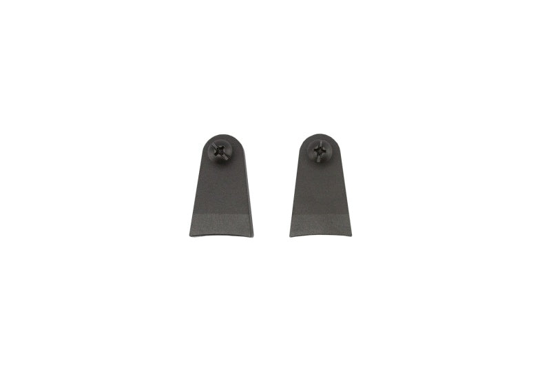 RIGID stainless steel cowl mount short extension arm kit for Jeep Wrangler JL, black powder coat
