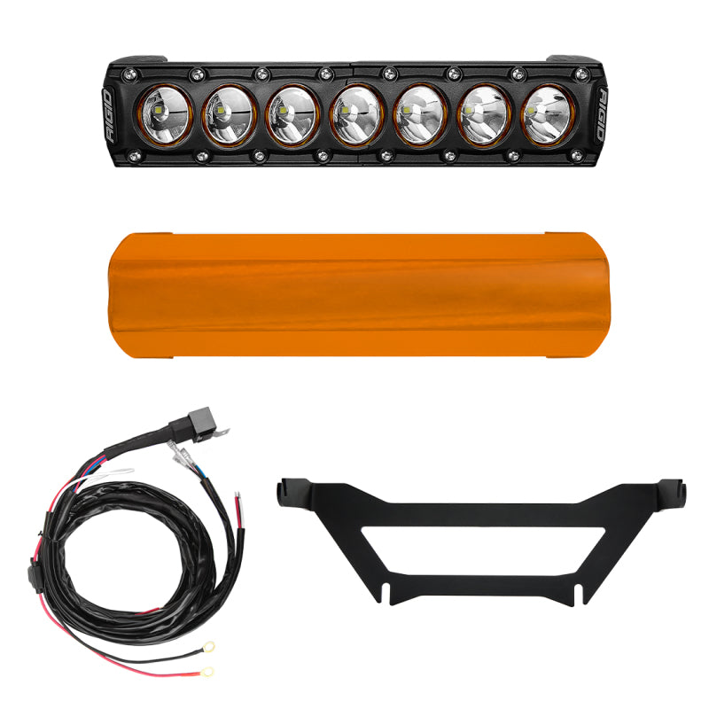 Rigid Industries Revolve 10in LED light bar kit for the Can-Am Maverick X3