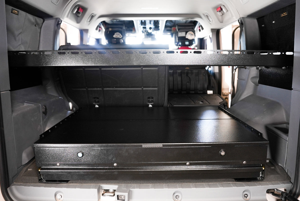 Mid Deck above a drawer system in a white Grenadier