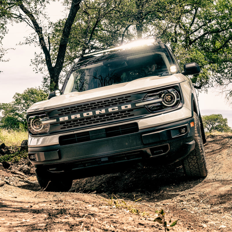 RIGID A-pillar light mount kit components for 2021+ Ford Bronco Sport