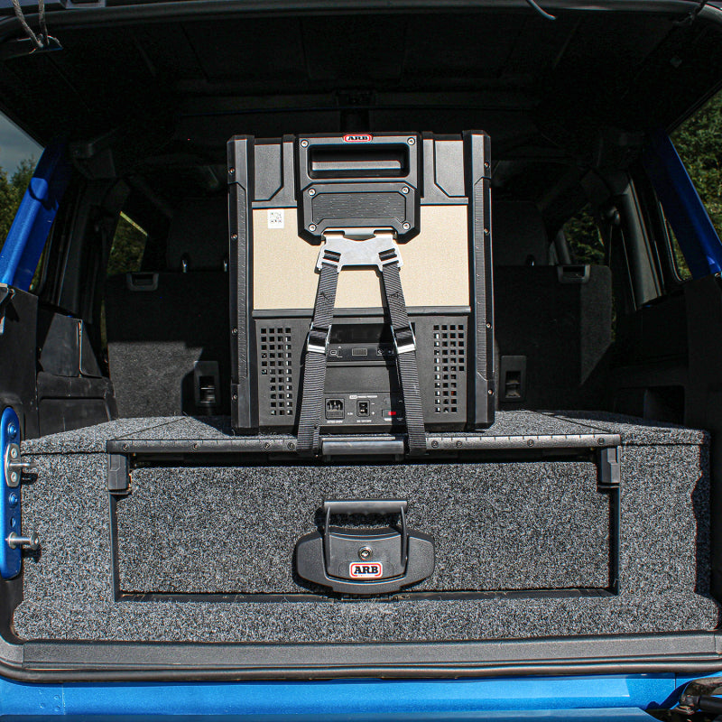 ARB Bronco drawer fit kit latch mechanism