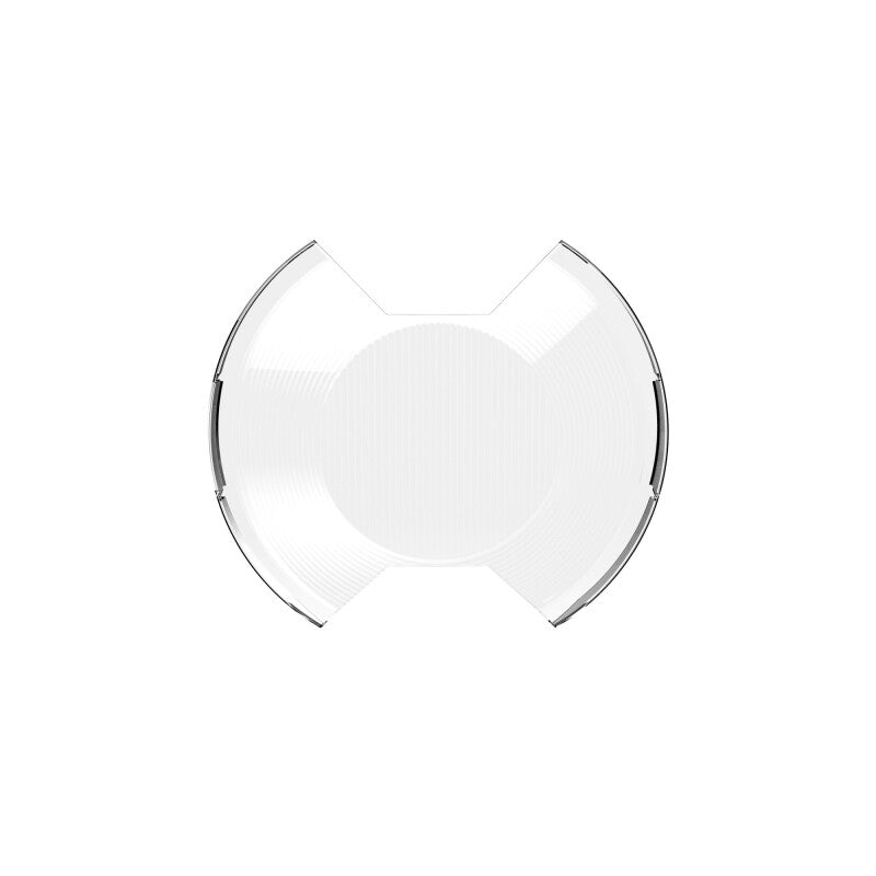 KC HiLiTES SlimLite 8in LED Light Shield SAE Driving - Clear (Shield Only)
