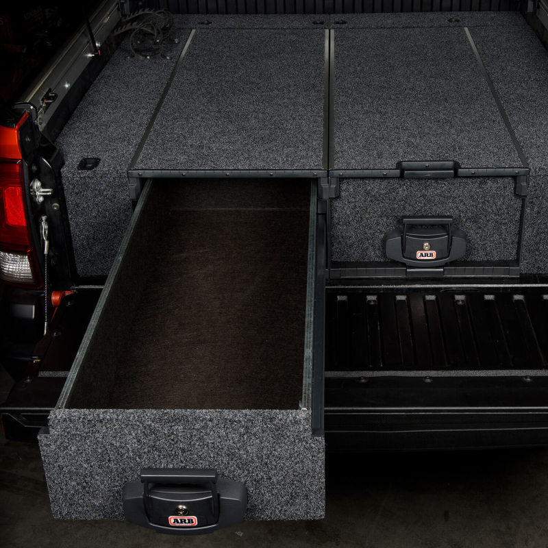 ARB Roller Drawer RD1355 (Toyota Tacoma) β drawer open showing internal space