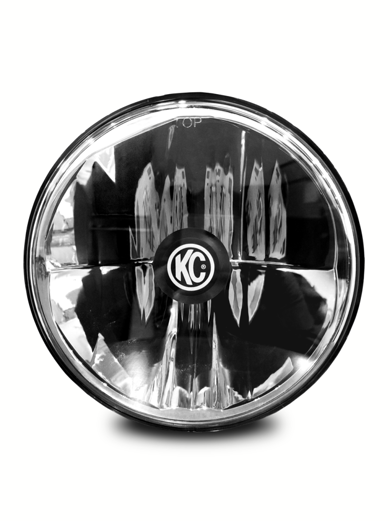 KC HiLiTES Gravity LED 7in. H4 DOT Headlight - Jeep TJ 1997-2006 (Single)