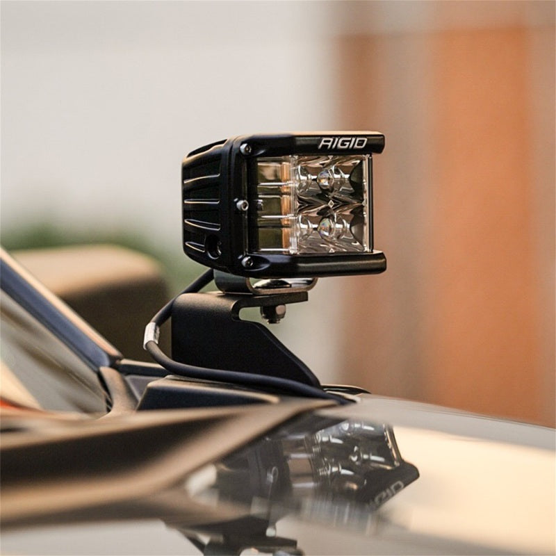 Rigid Industries A-pillar D-SS kit components for the Ford F-150