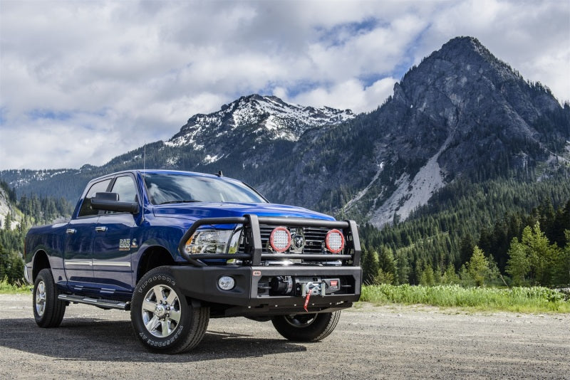 ARB Full Deluxe modular winch bumper for Ram 2500 and 3500, front view