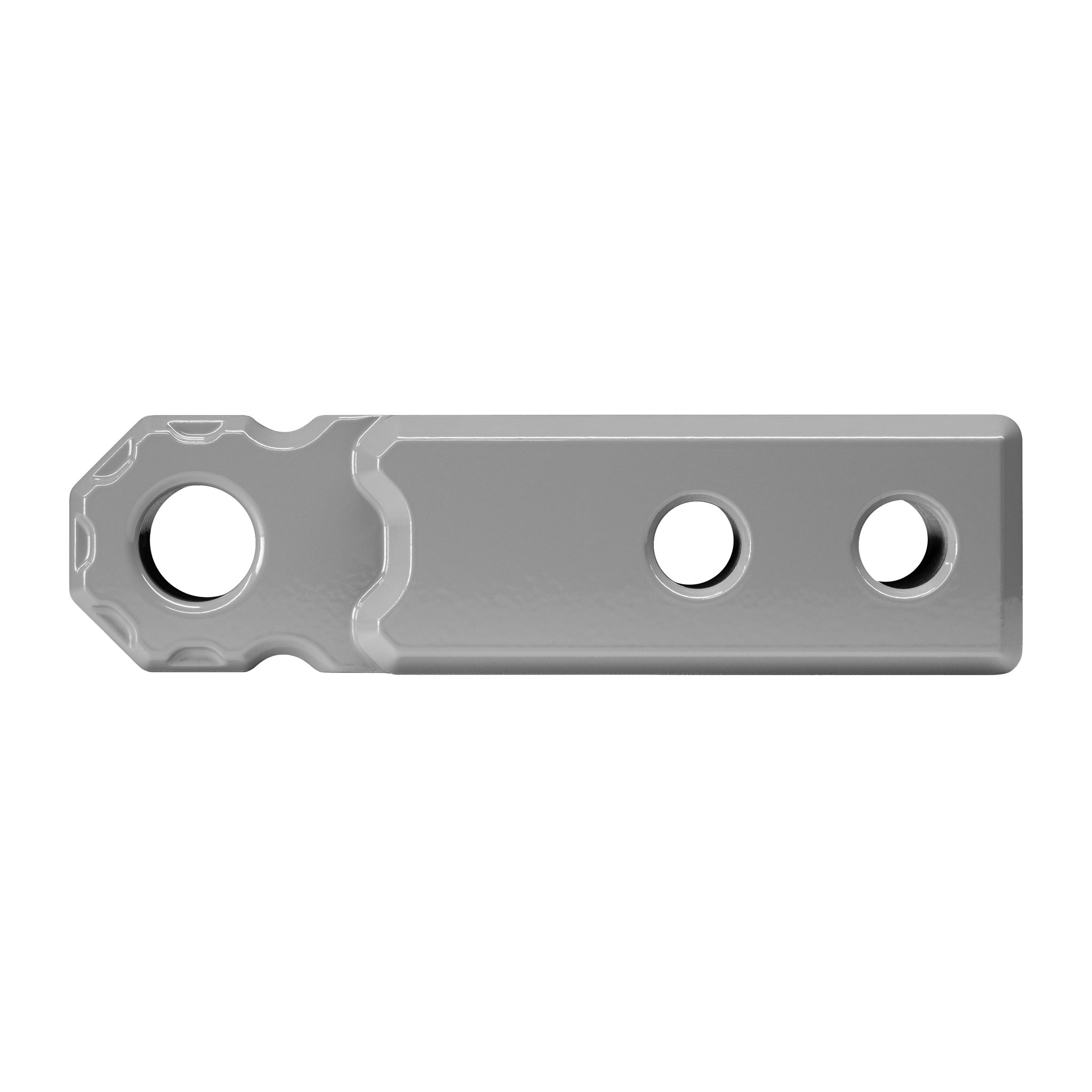 Earth grey Agency 6 hitch shackle block, side profile