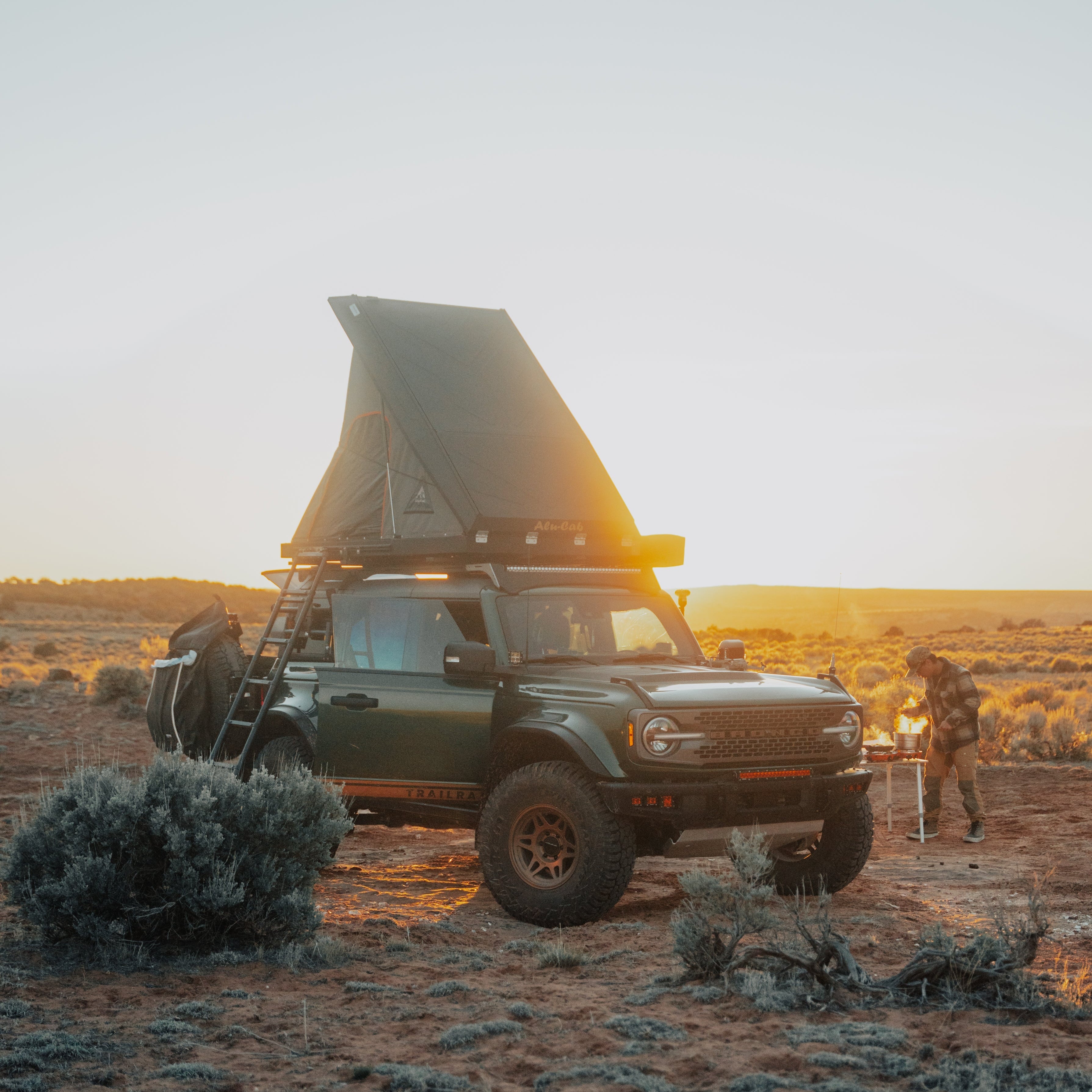 HD Tent Mount With 1.5" Rise