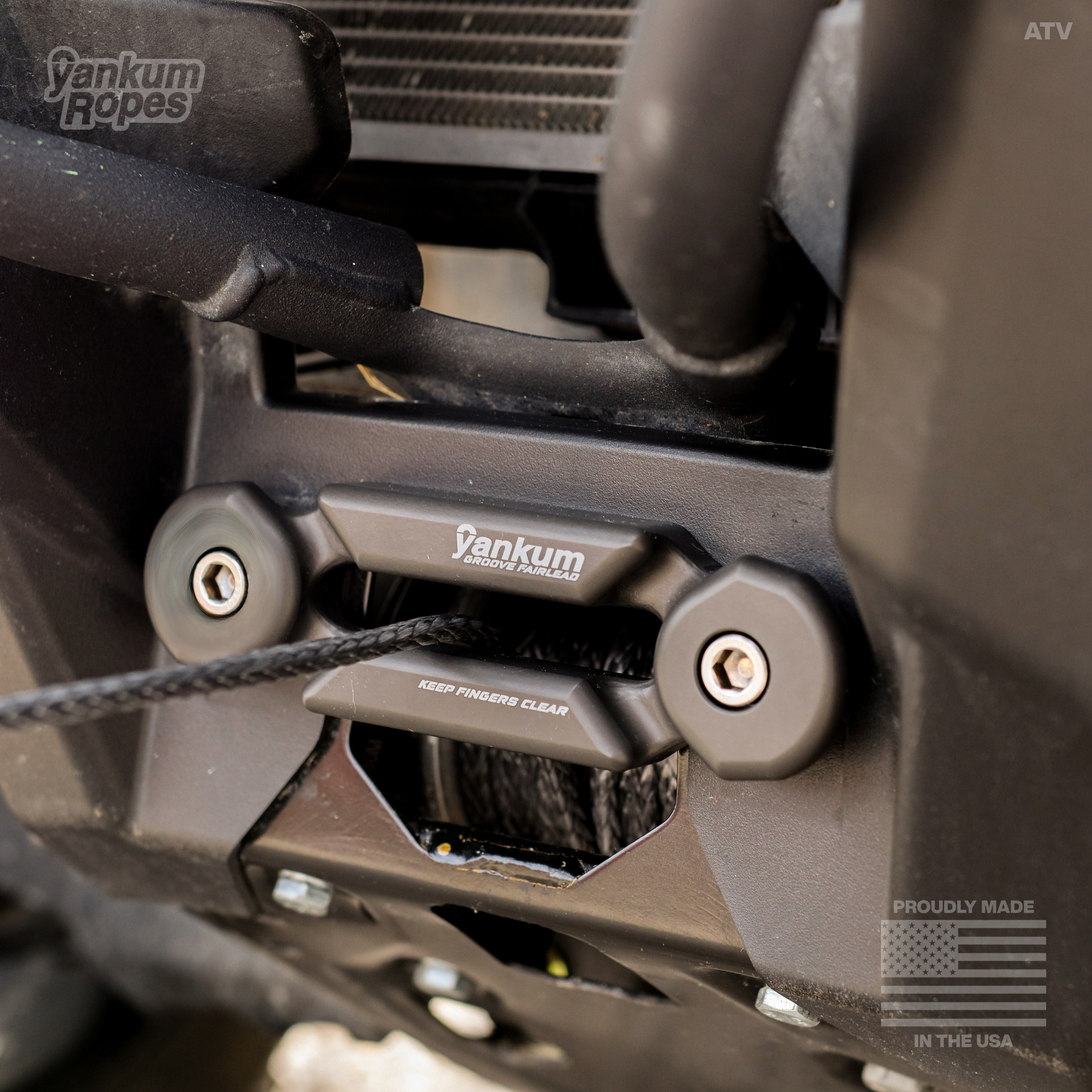 Yankum ATV Groove fairlead, mounting detail