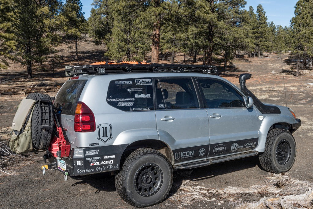 Lexus GX K9 Roof Rack Kit Roof Rack Eezi-Awn- Overland Kitted