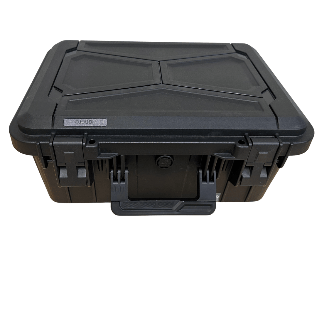 AirVault StrikePro product listing photo showing the compressor and hard case from another angle