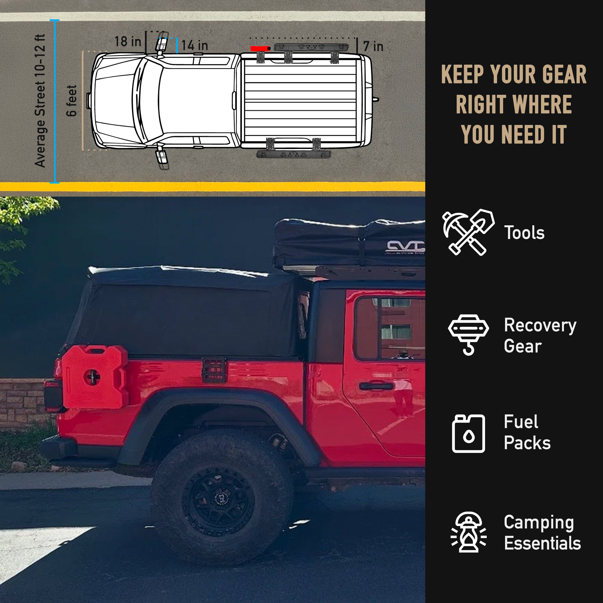 6x13" Fender Rack