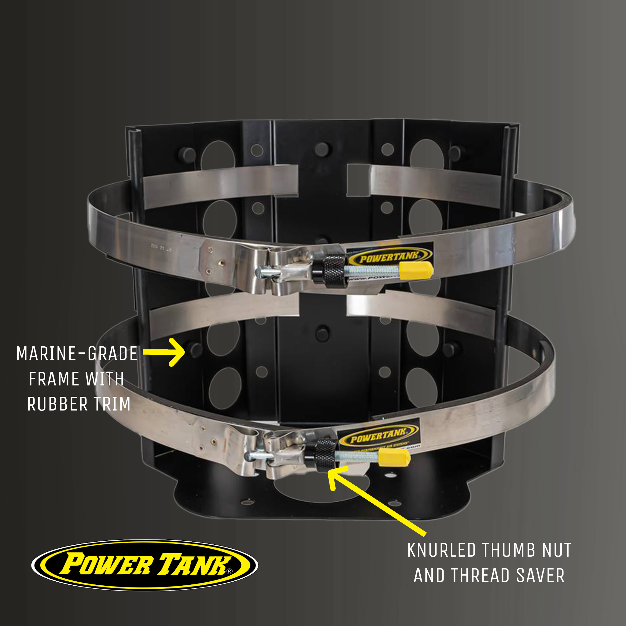 Foraker MARINE Bracket for 17 lb and 22 lb Viking Composite Propane Tank